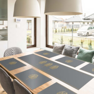 ראנר פי וי סי לשולחן עלה זהב