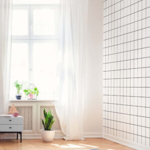 טפט גריד שחור ולבן