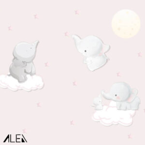 טפט פיל עם כוכבים