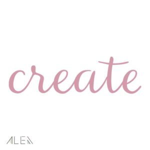 מדבקת קיר create
