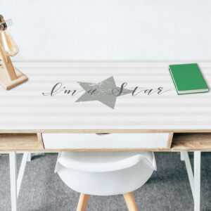 משטח לשולחן פי וי סי פסים כוכב