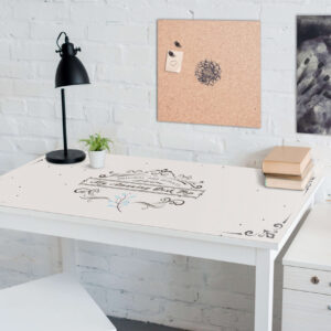 משטח לשולחן פי וי סי וינטאג' קרם