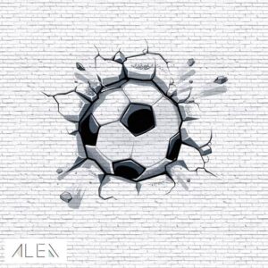 טפט כדורגל תלת מימדי