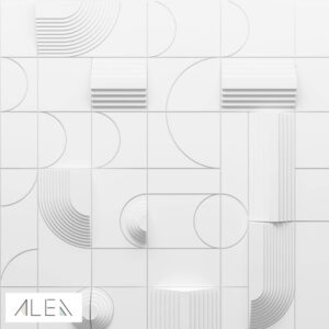 טפט קפסולה קשתות לבן