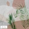 ⁦טפט טרופיקל אבסטרקטי⁩ – תמונה ⁦2⁩
