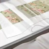 ⁦מפת שולחן פי וי סי מרובעת/מלבנית שקופה⁩ – תמונה ⁦3⁩