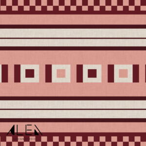 שטיח מטבח פי וי סי פסי גריד בורדו