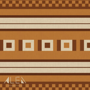 שטיח מטבח פי וי סי פסי גריד אורבניים קרמל