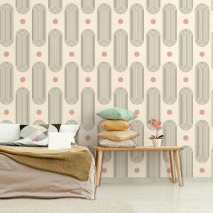 טפט קשתות מודרניות בנקודות פודרה