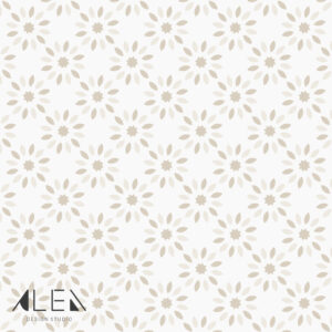 טפט פרחי תחרה בז׳