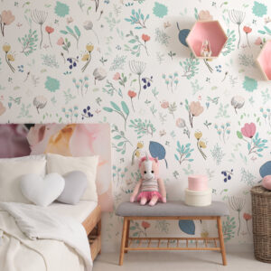 טפט גן חלומות בצבעי מים