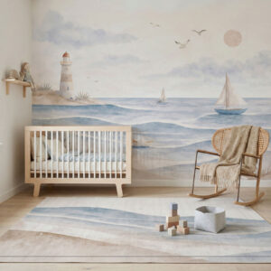 טפט לחדר ילדים נוף ים רגוע