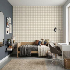 טפט שתי וערב בצבע אבן