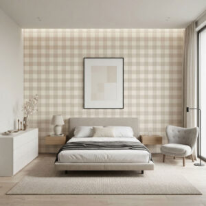 טפט שתי וערב בצבע אבן