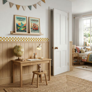 מדבקת בורדר דמקה חרדל ושמנת