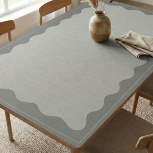 מפת פי וי סי מלבנית גלים אפור