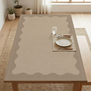 מפת פי וי סי מלבנית דגם גלים בז׳