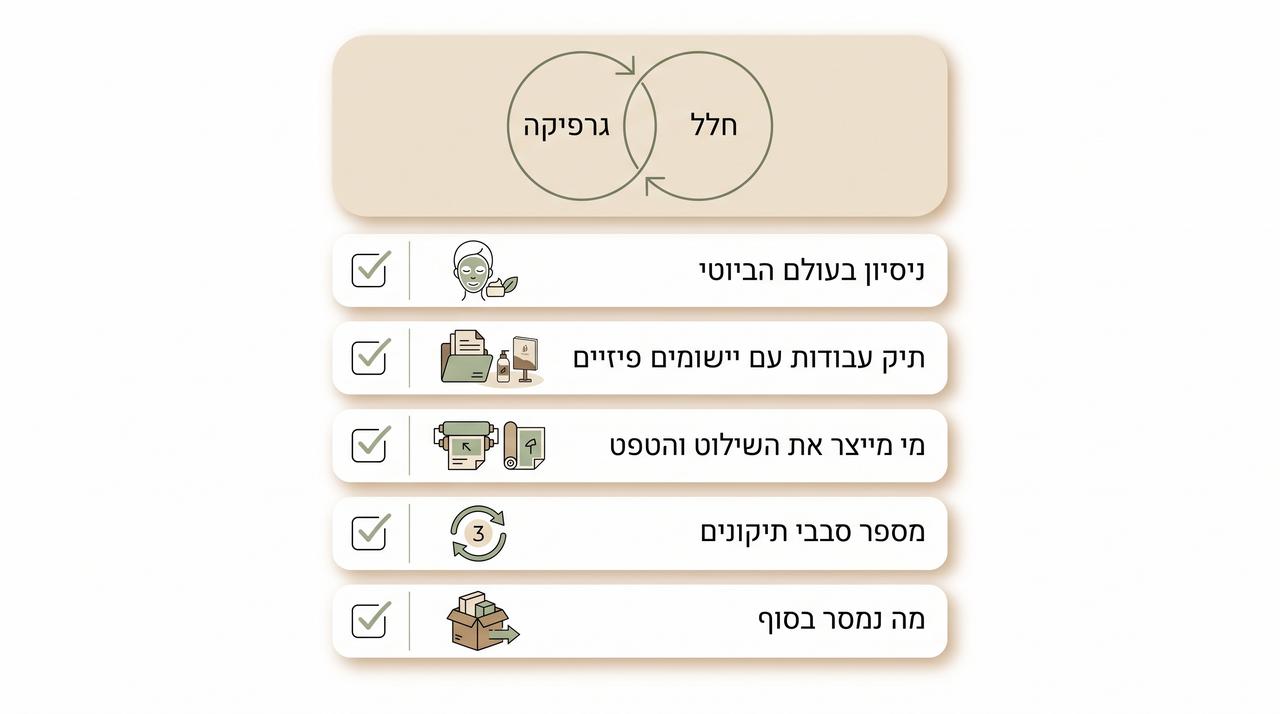 צ'ק ליסט לבחירת טפט ושטיח PVC לפני הזמנה