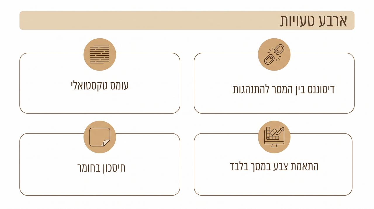 ארבע טעויות נפוצות בעיצוב והתקנה של קיר ערכים ארגוני