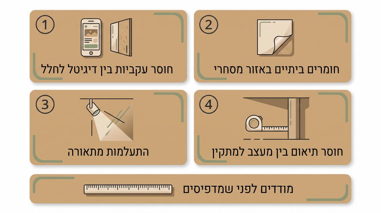 טעויות נפוצות בבחירת והתקנת טפט בבית