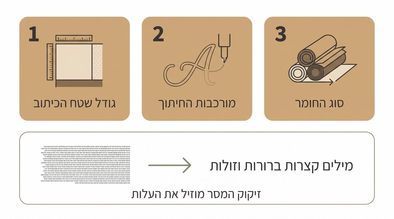 גורמים המשפיעים על היקף העבודה בהזמנת מדבקת קיר