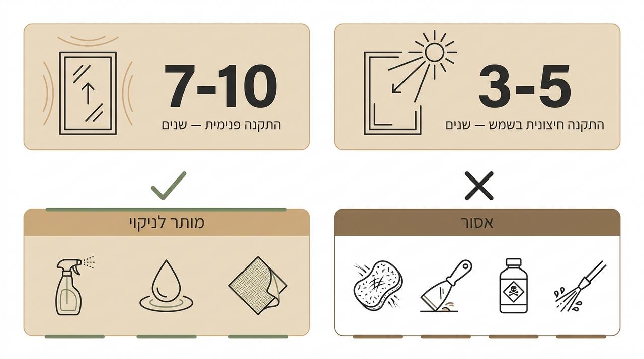 ניקוי מדבקת לוגו על זכוכית עם מטלית רכה