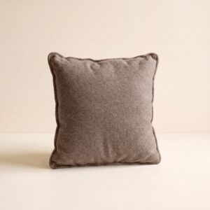 כרית נוי פולר פליז HYGGE חום 50X50